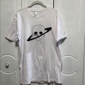 American Apparel Graphic Tee shirt White size L